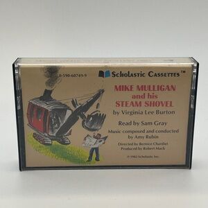 Mike Mulligan and His Steam Shovel Audio Cassette - 1982 - Virginia Lee Burton